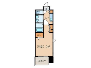 パルティール中村公園の物件間取画像